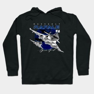 Dassault Rafale F4 French Fighterjet Aircraft Hoodie